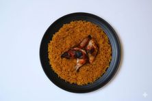 نصف حبة دجاج محمر