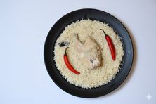 نصف حبة كبسة البر دجاج
