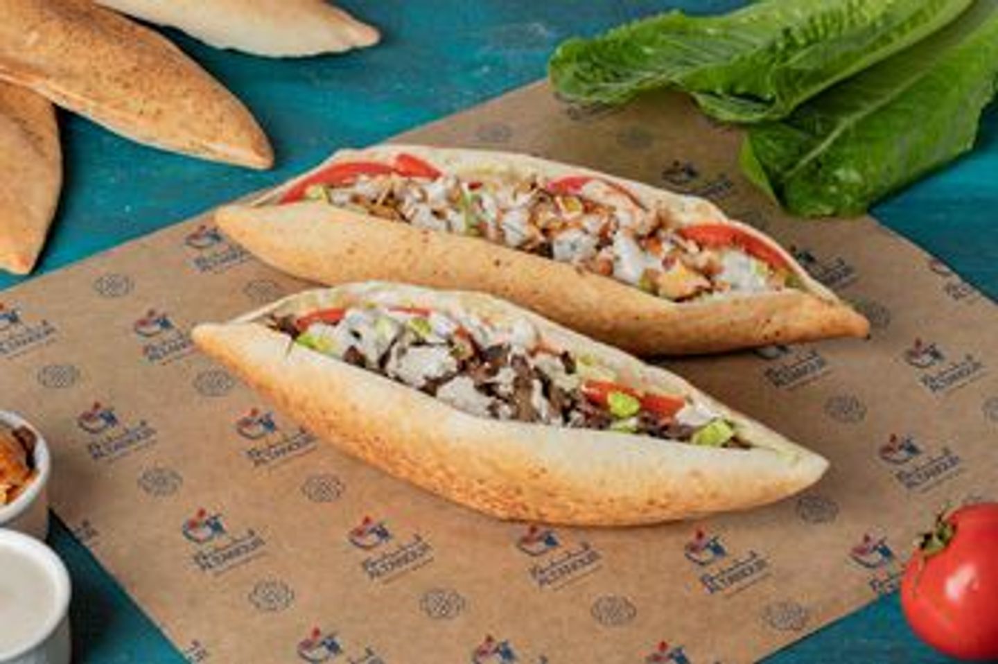 Shawarma With Iraqi Bread - Beef Shawarma With Iraqi Bread