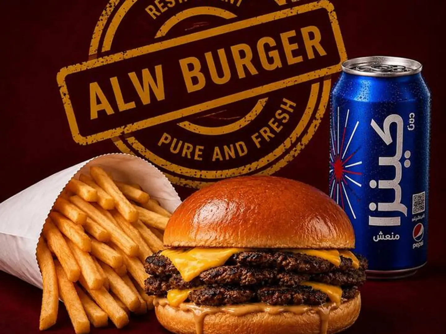 Beef Burger Meal