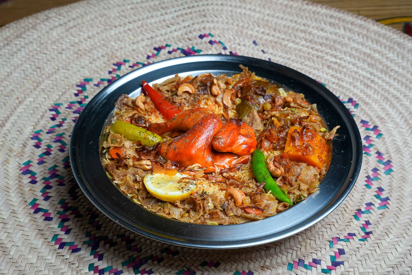 كبسة دجاج مندي (نصف حبة)