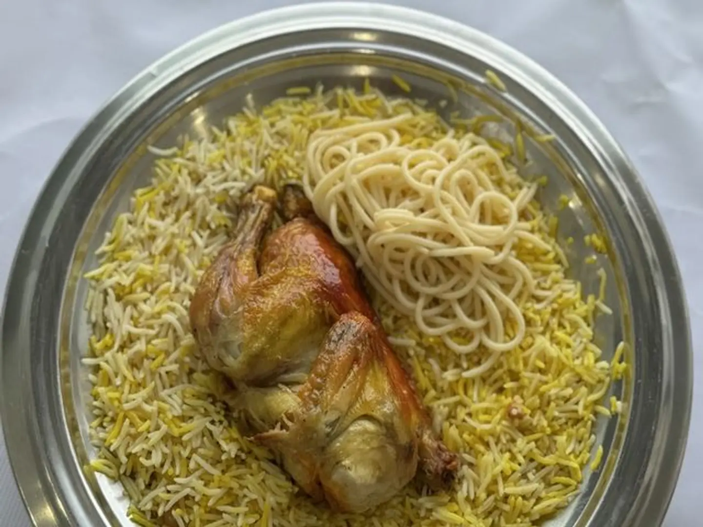 Half Chicken Grill Mandi Rice