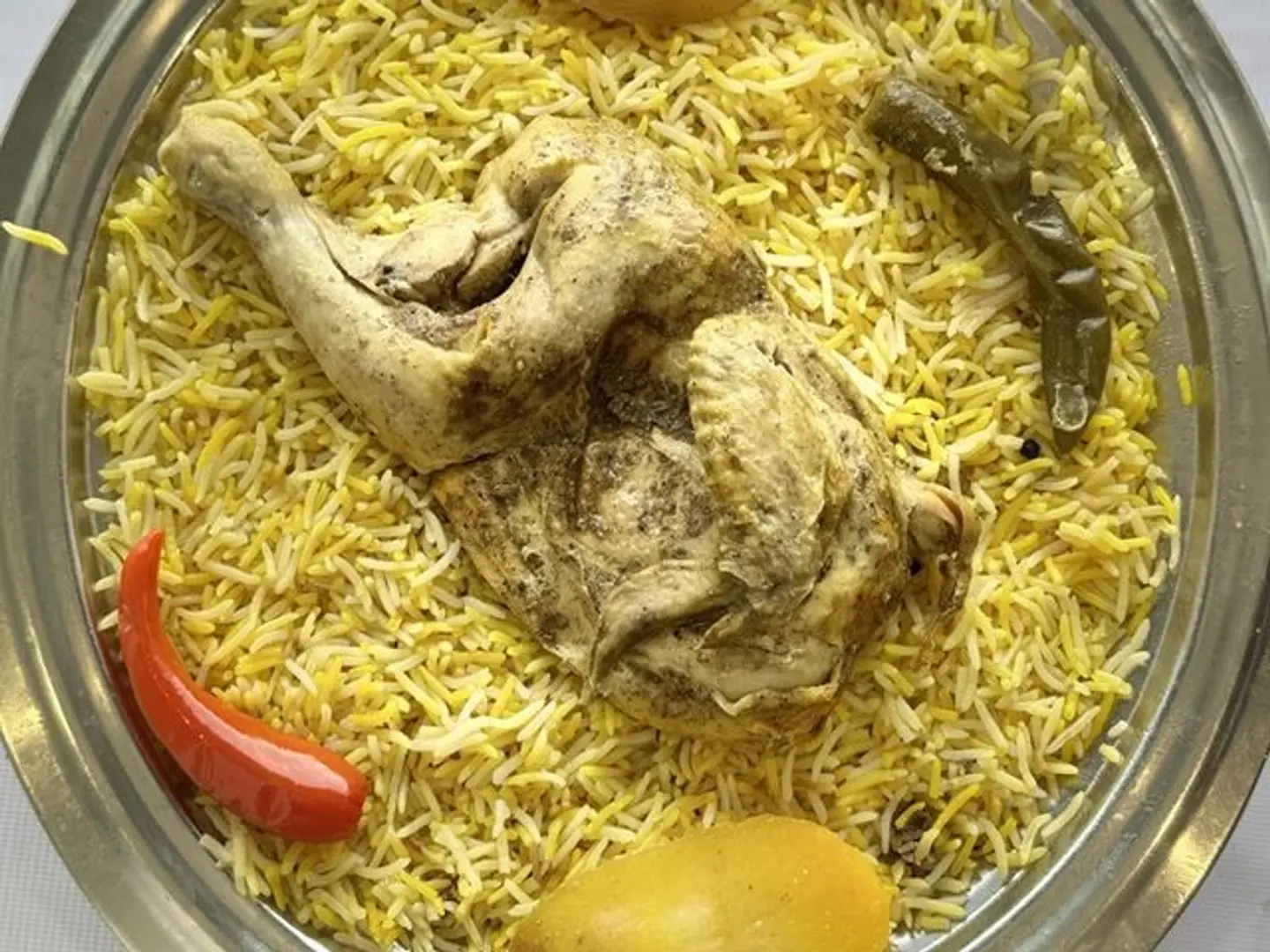 Half Chicken Madfoon Mandi Rice