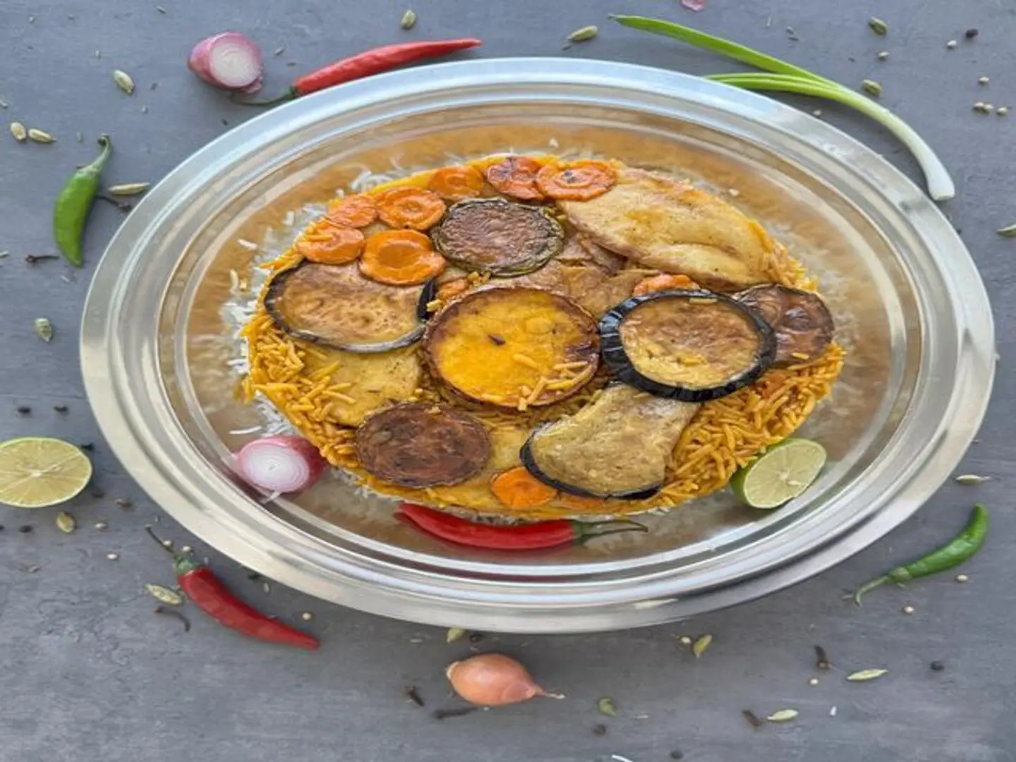 نص حبة دجاج مقلوبة