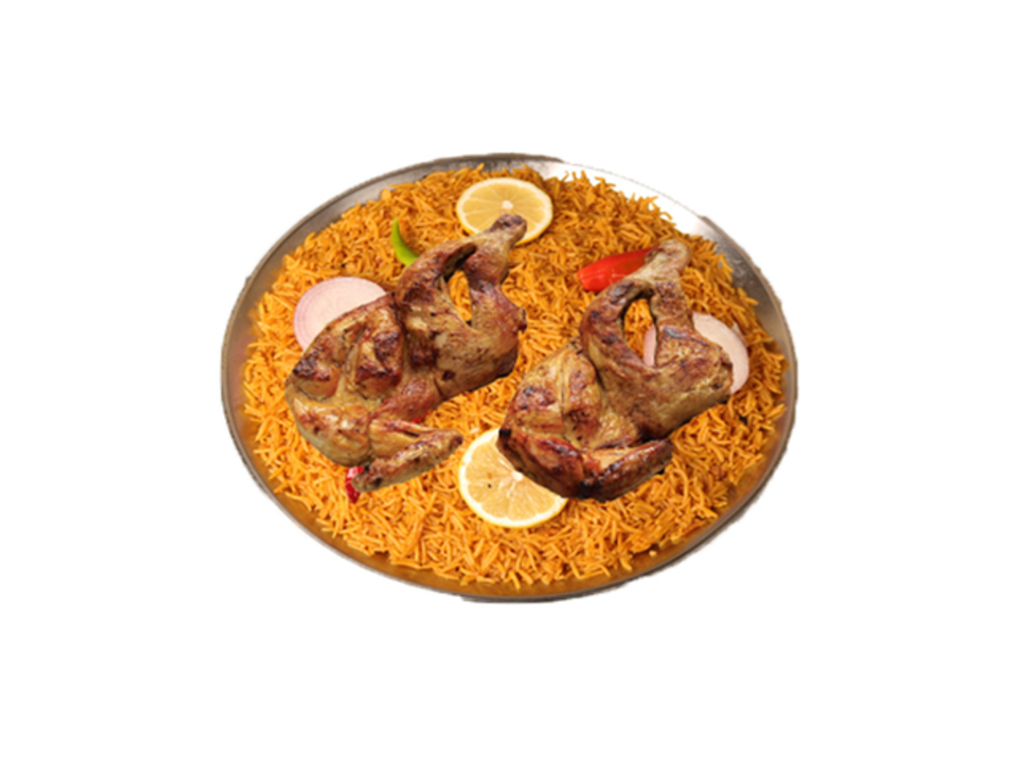 نص دجاج مظبي ارز بخاري