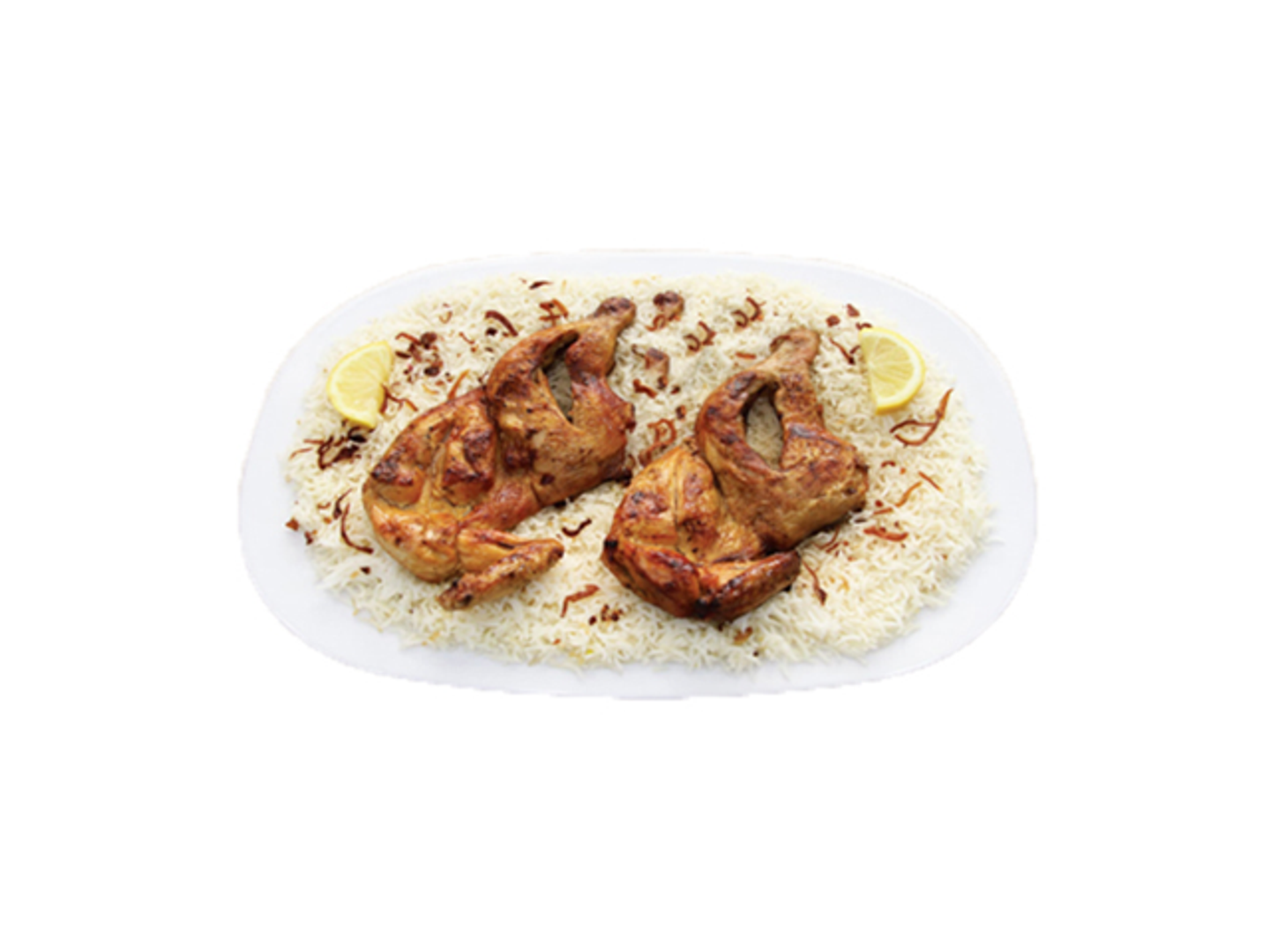 نص دجاج مظبي ارز شعبي