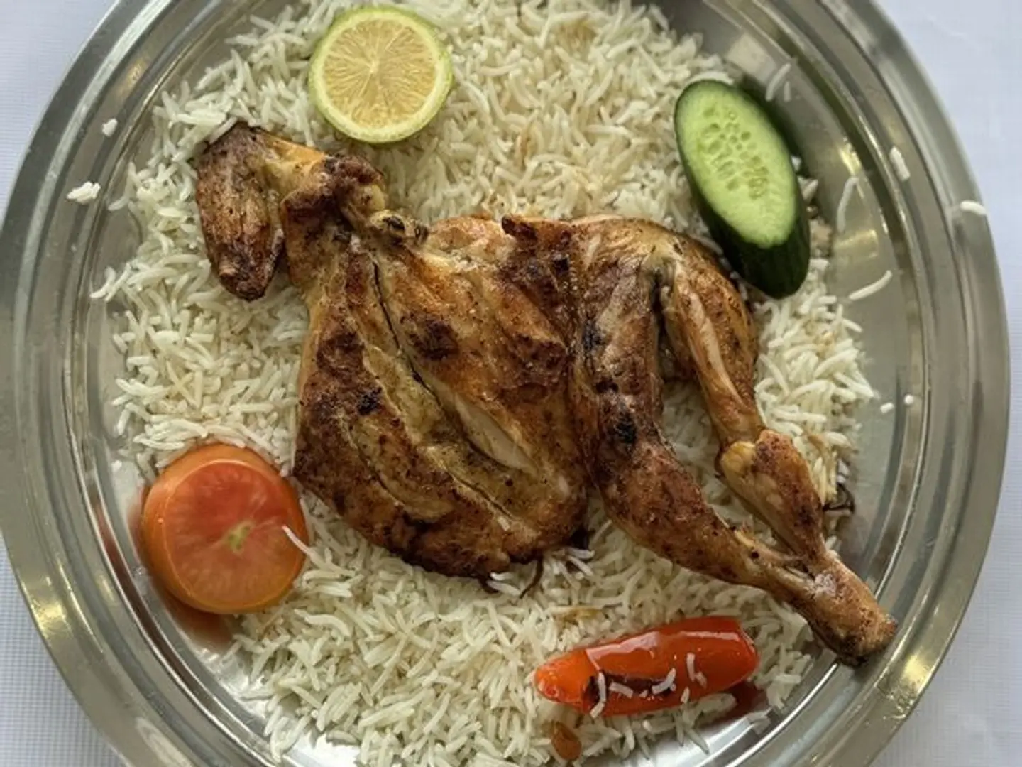 Half Chicken Grilled Rice Triangle