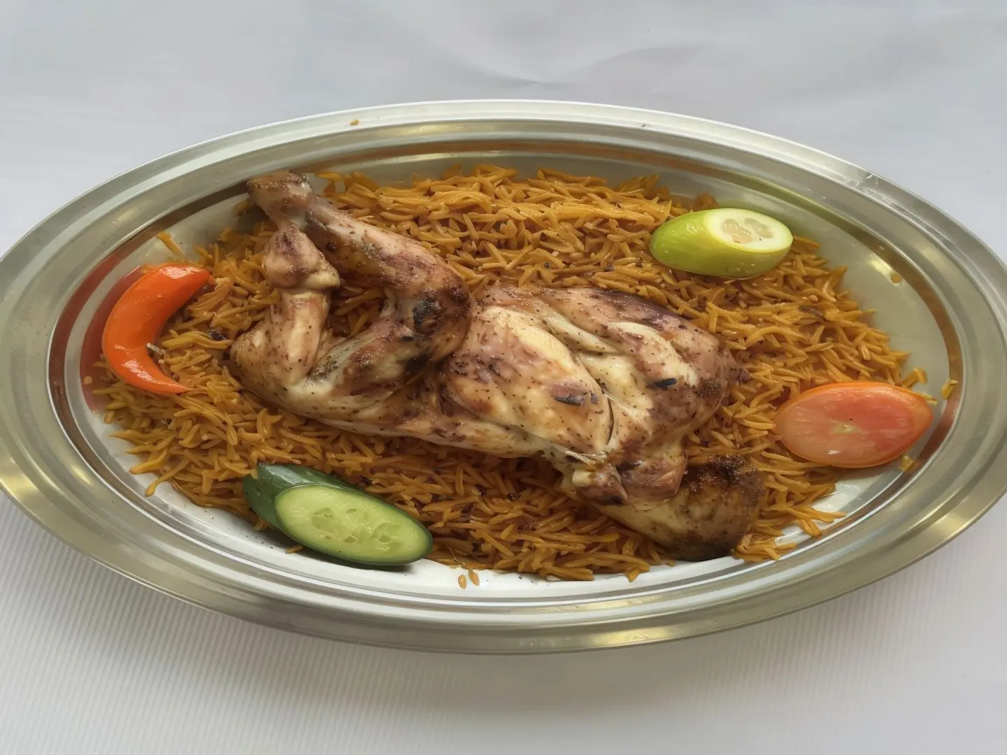 نص دجاج مظبي ارز بخاري