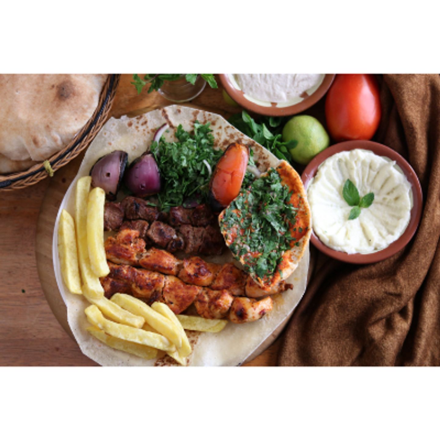 Half Kilo Mixed Taouk & Awsal Grill
