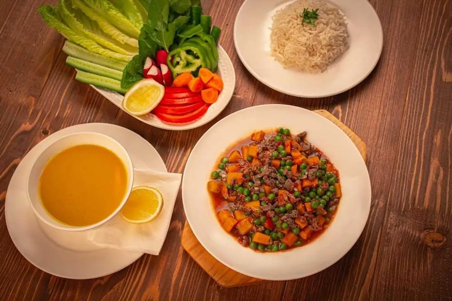 بزيله مع لحم