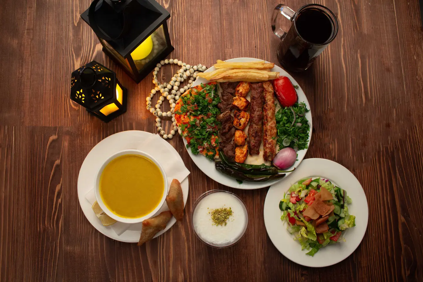 عرض افطار مشاوي