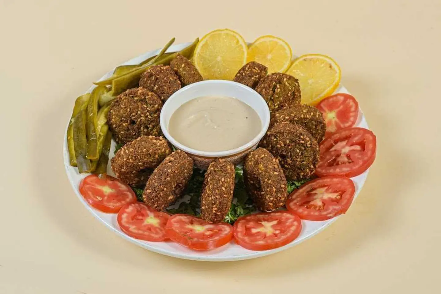صحن فلافل