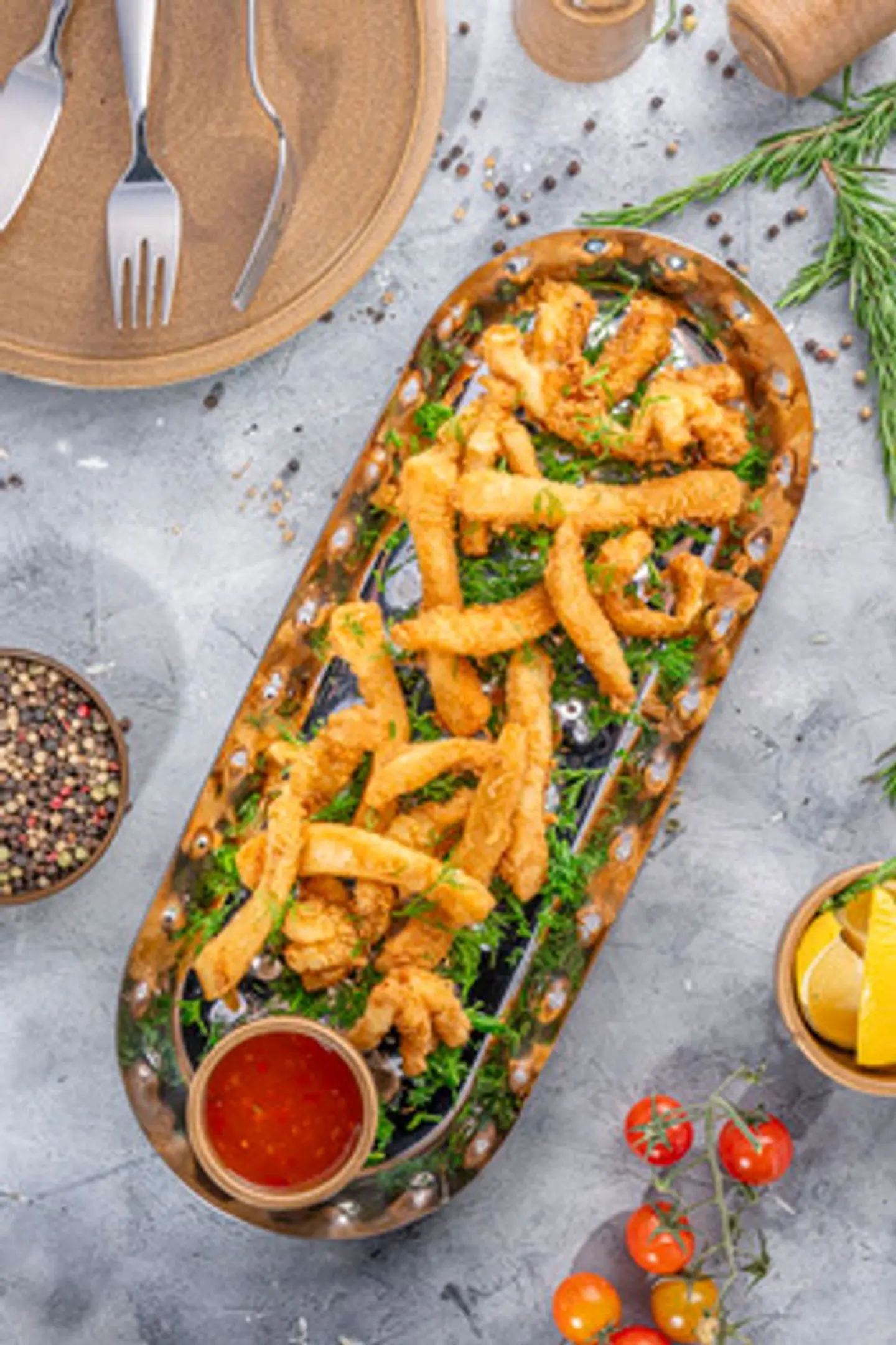 Fried Squid 250 Grams