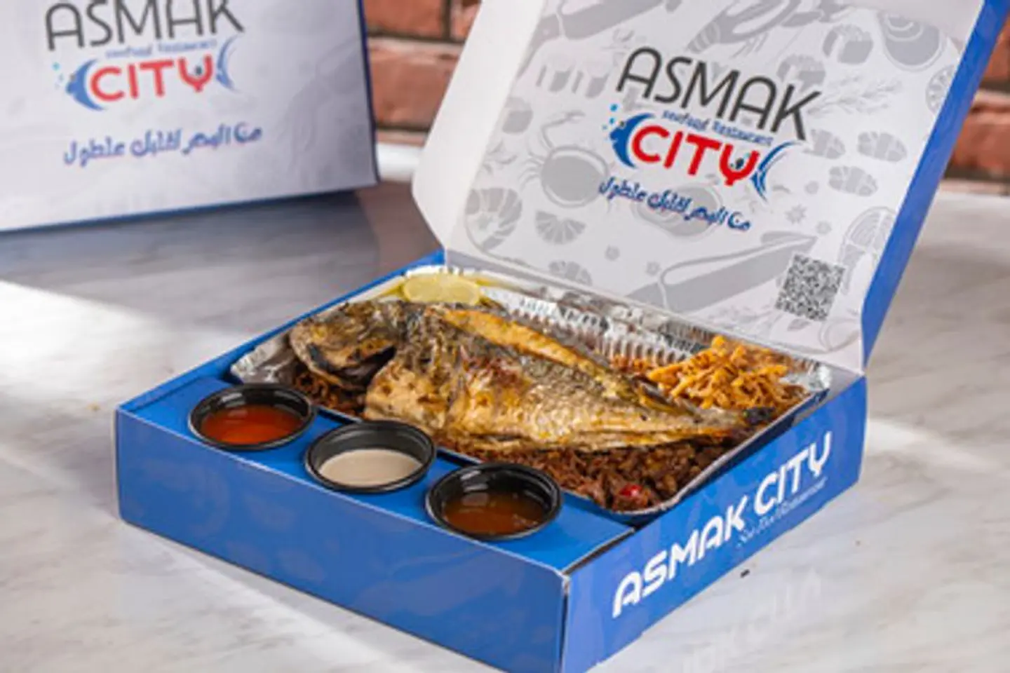 Grilled Sea Bream Combo With Oil And Lemon