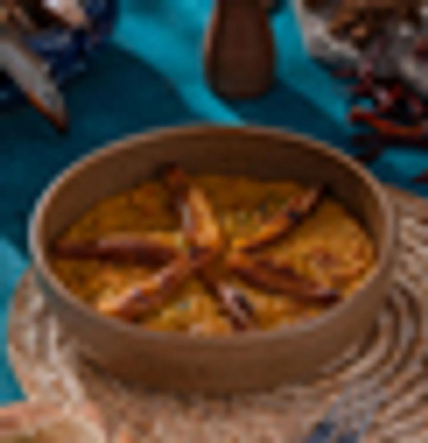 Roe Tagen With Curry Sauce