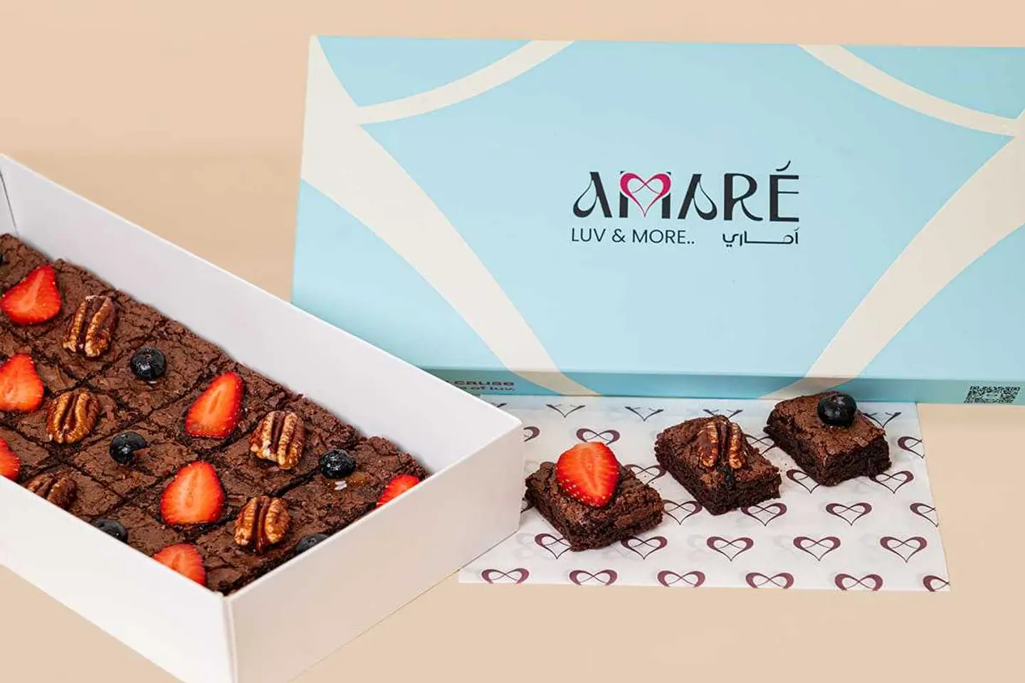 Berry Pecan Brownie (27 Pcs)