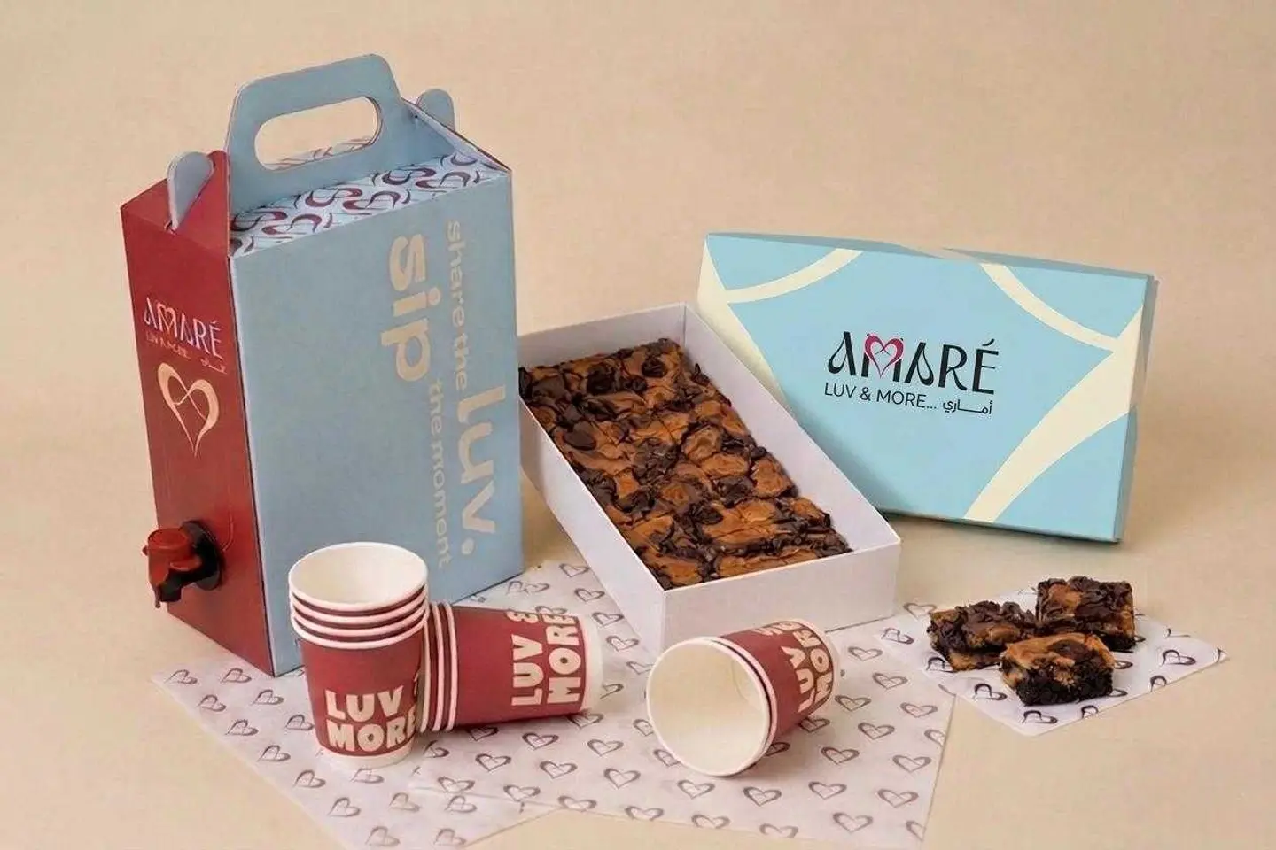 بروكي بوكس مع بوكس قهوة بلاك