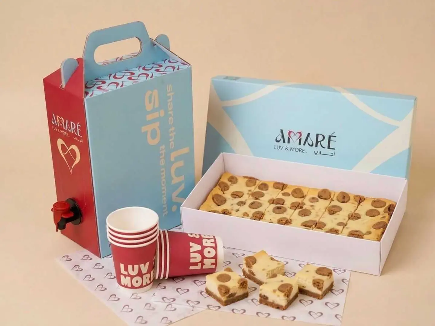 اماري كوكي تشيزكيك مع قهوة 1.5 لتر