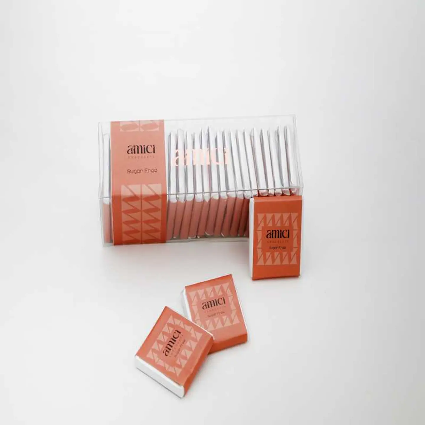 علبة المزاج الصغيرة شوكولا بدون سكر