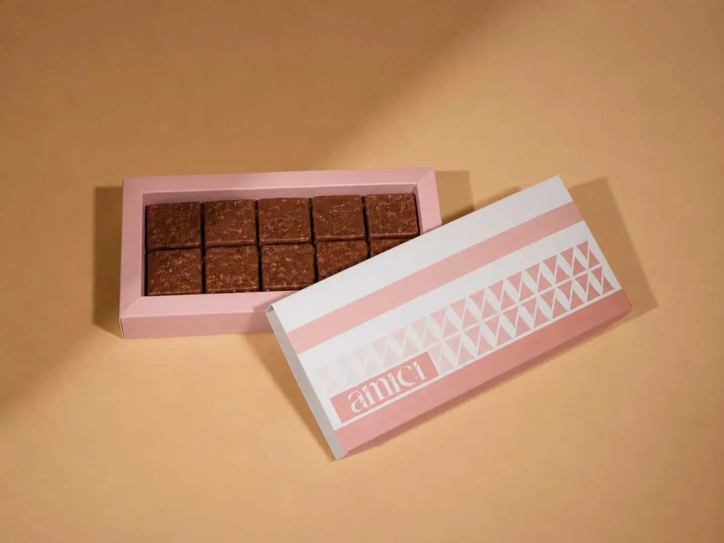 Box Of Cap Chocolates   Red