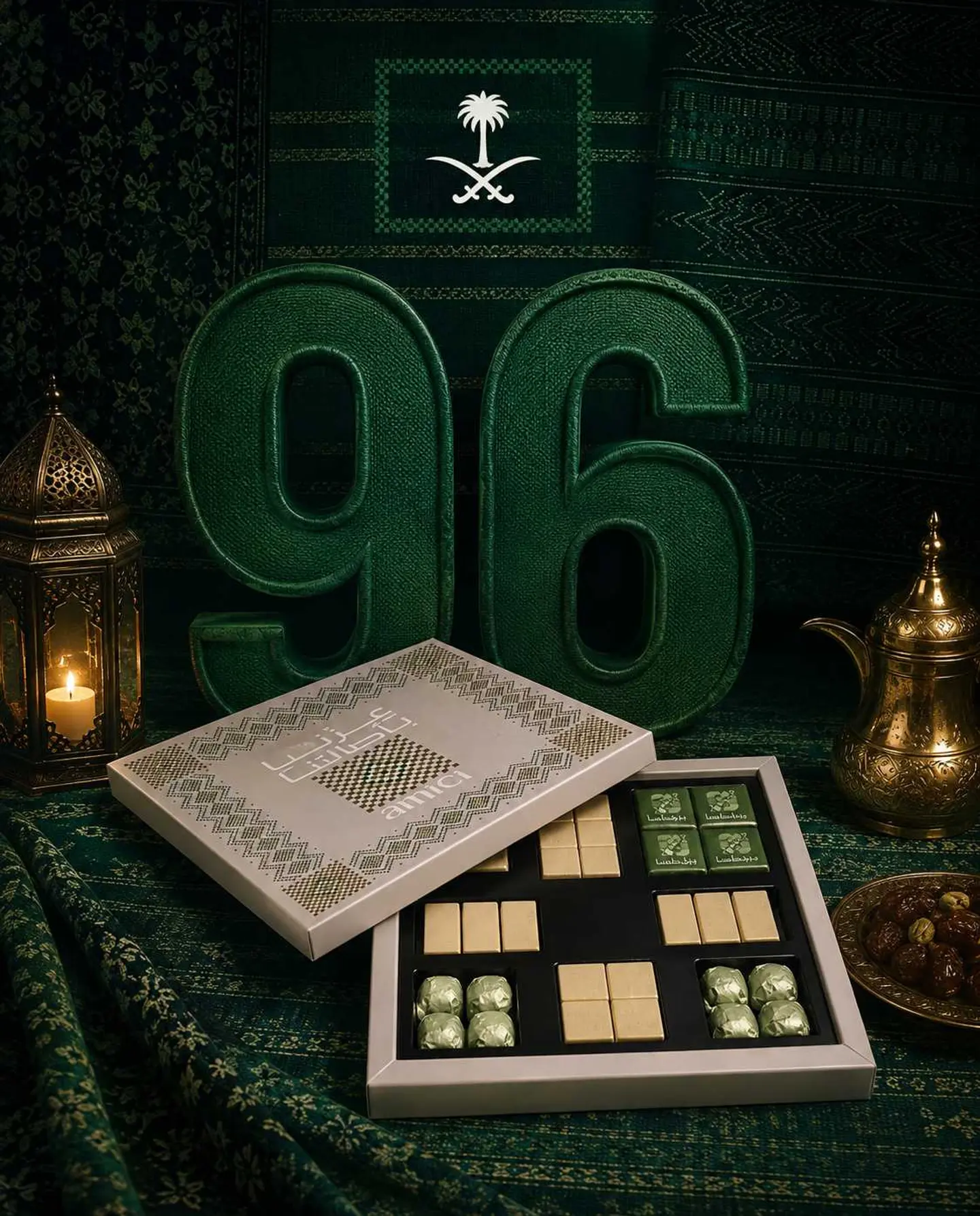 بوكس اليوم الوطني اخضر كبير