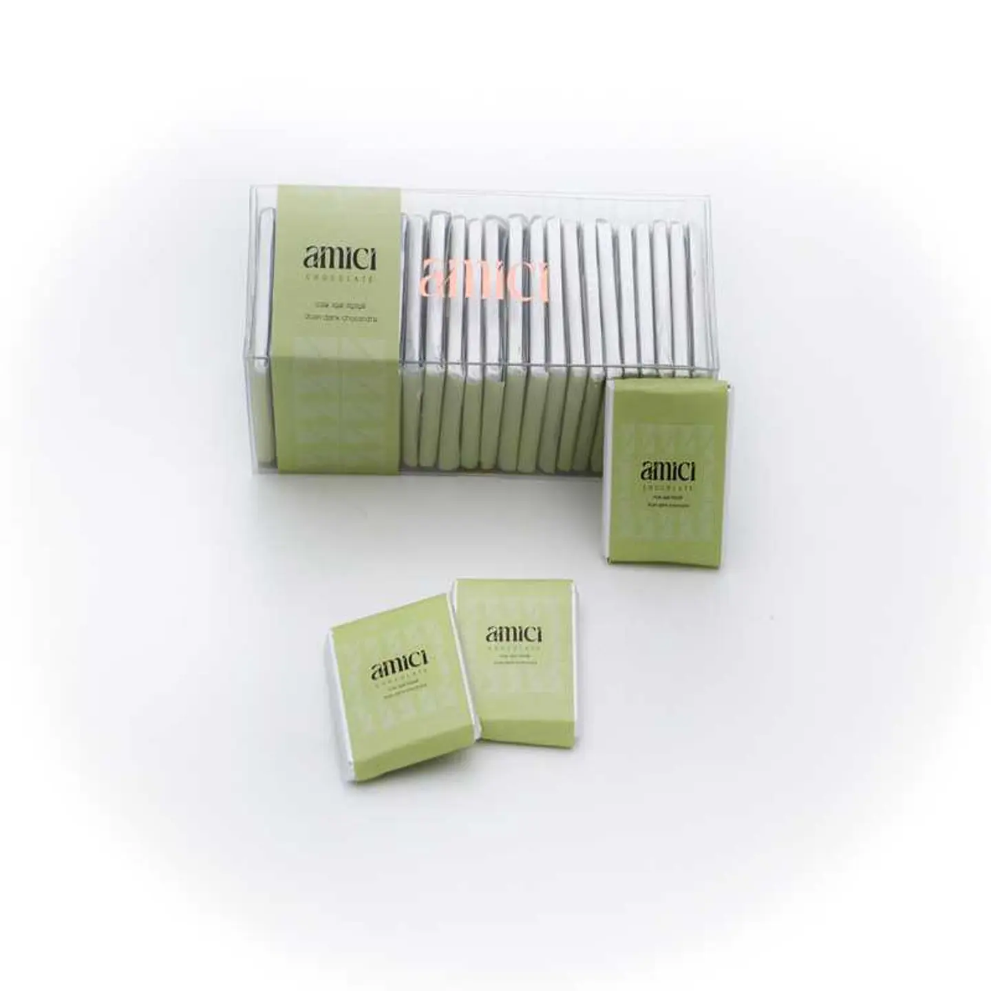 علبة المزاج الصغيرة شوكولا غامقة