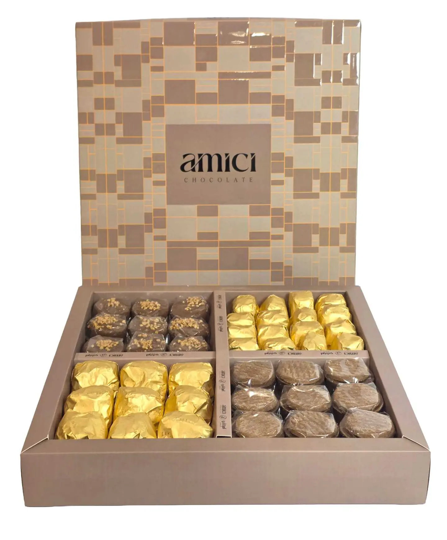 بوكس رمضان شوكولاتة مغلف 650 غرام بيج