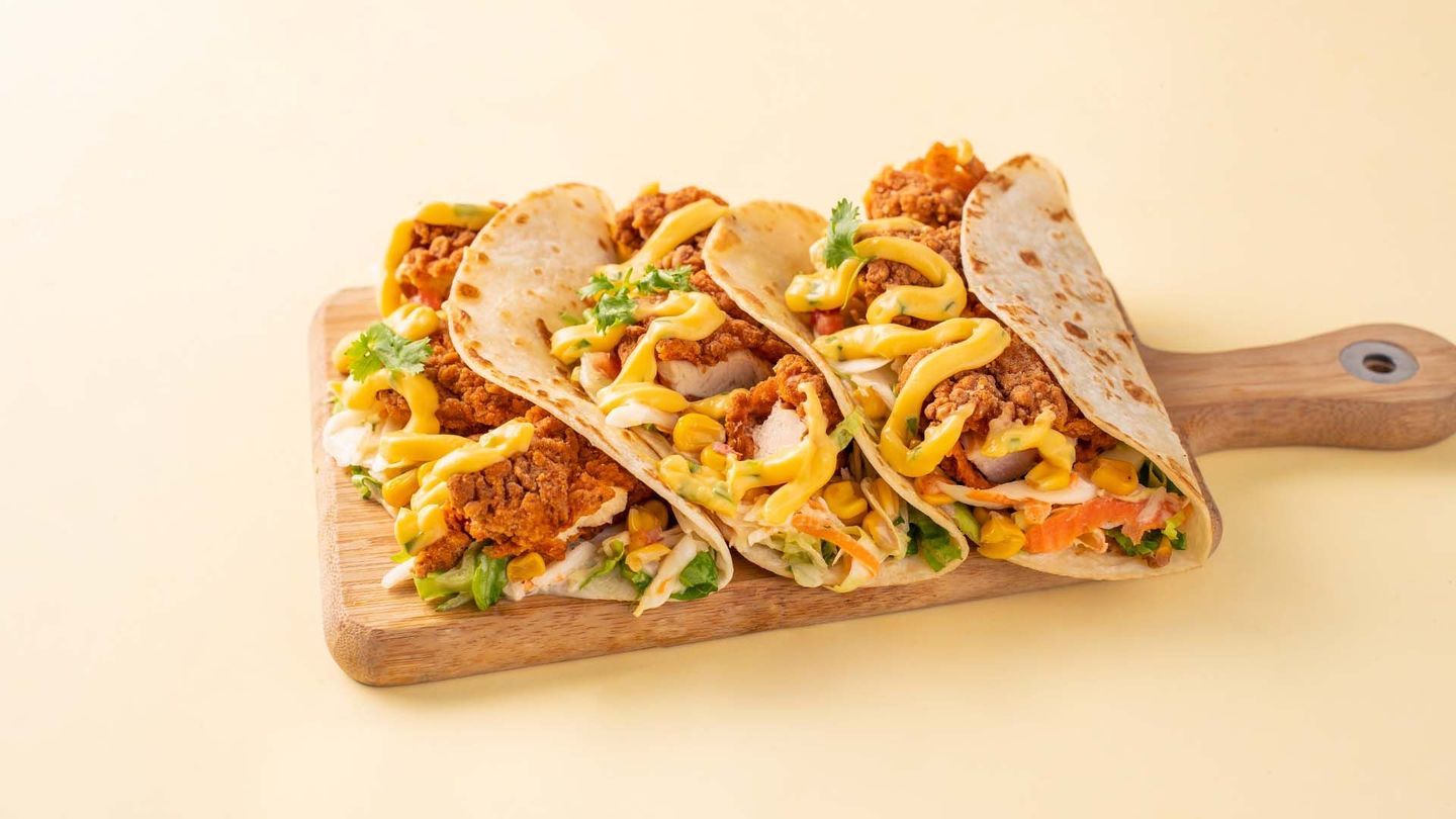 Fried Chicken Tacos