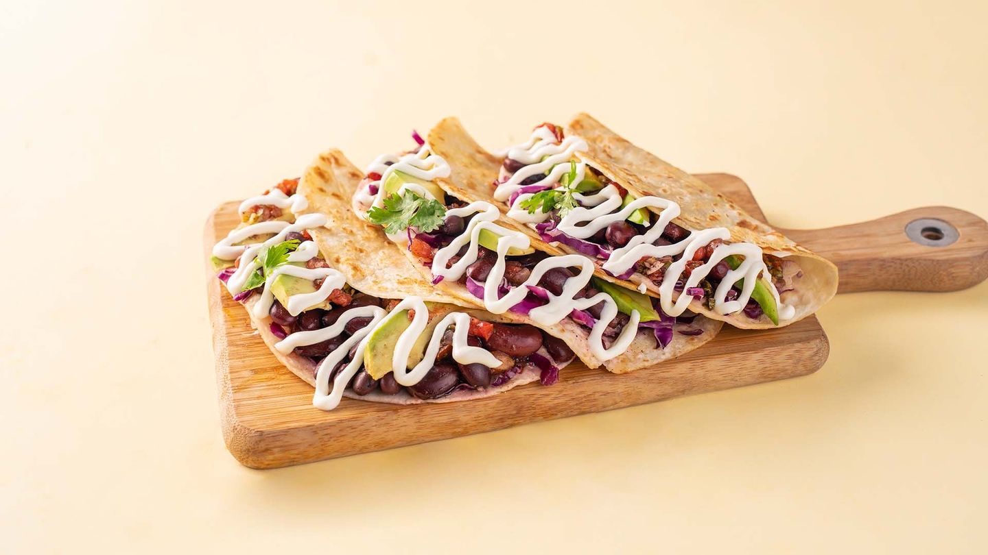 Double Bean Tacos