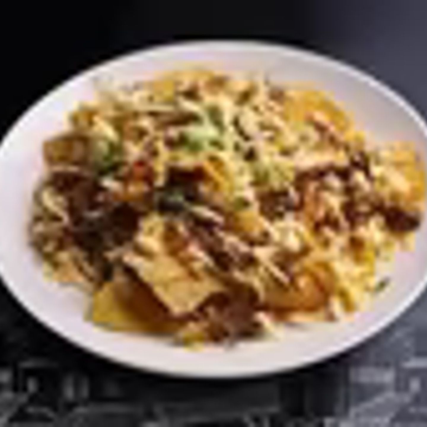 Beef Loaded Nachos