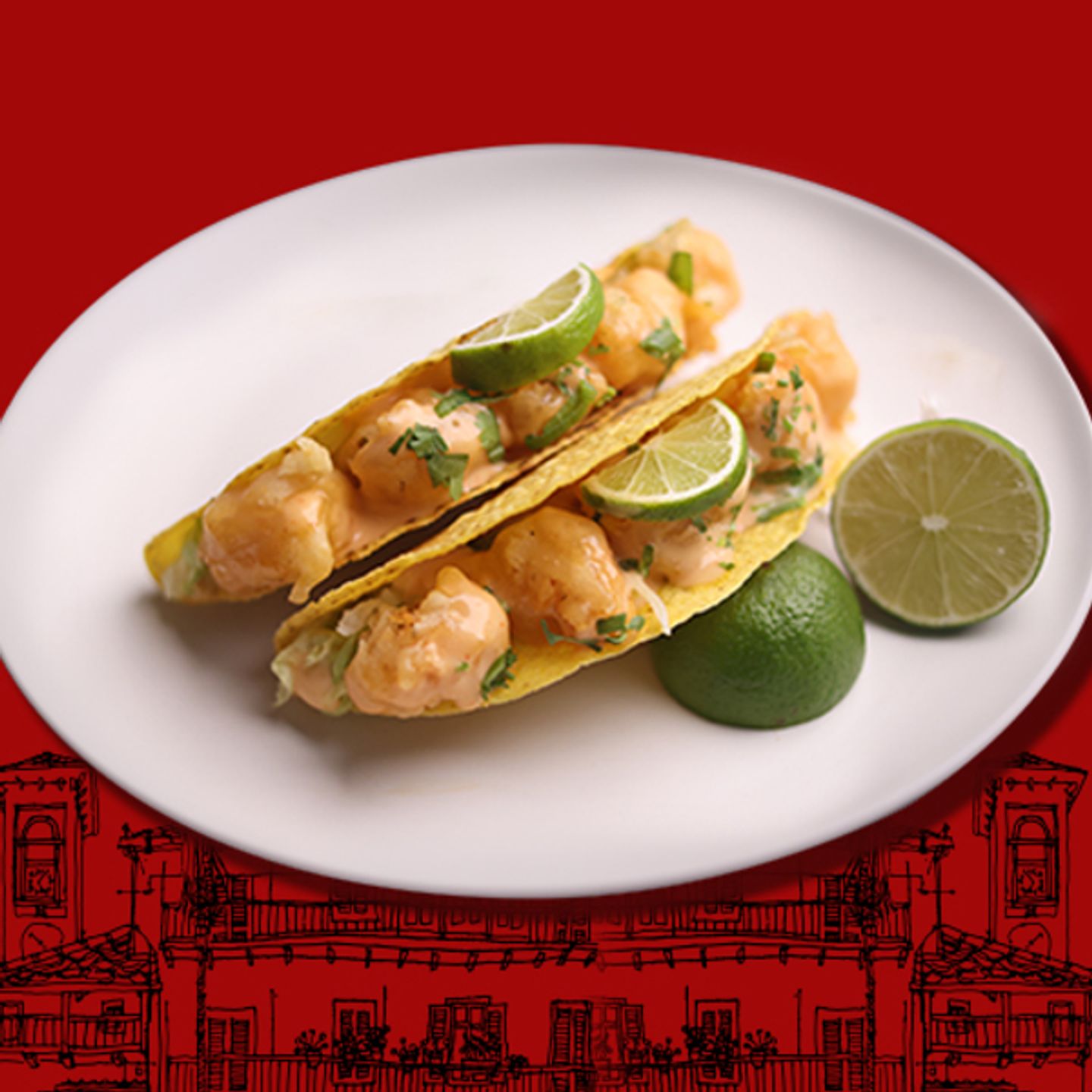 Dynamite Shrimp Tacos Hard Shell