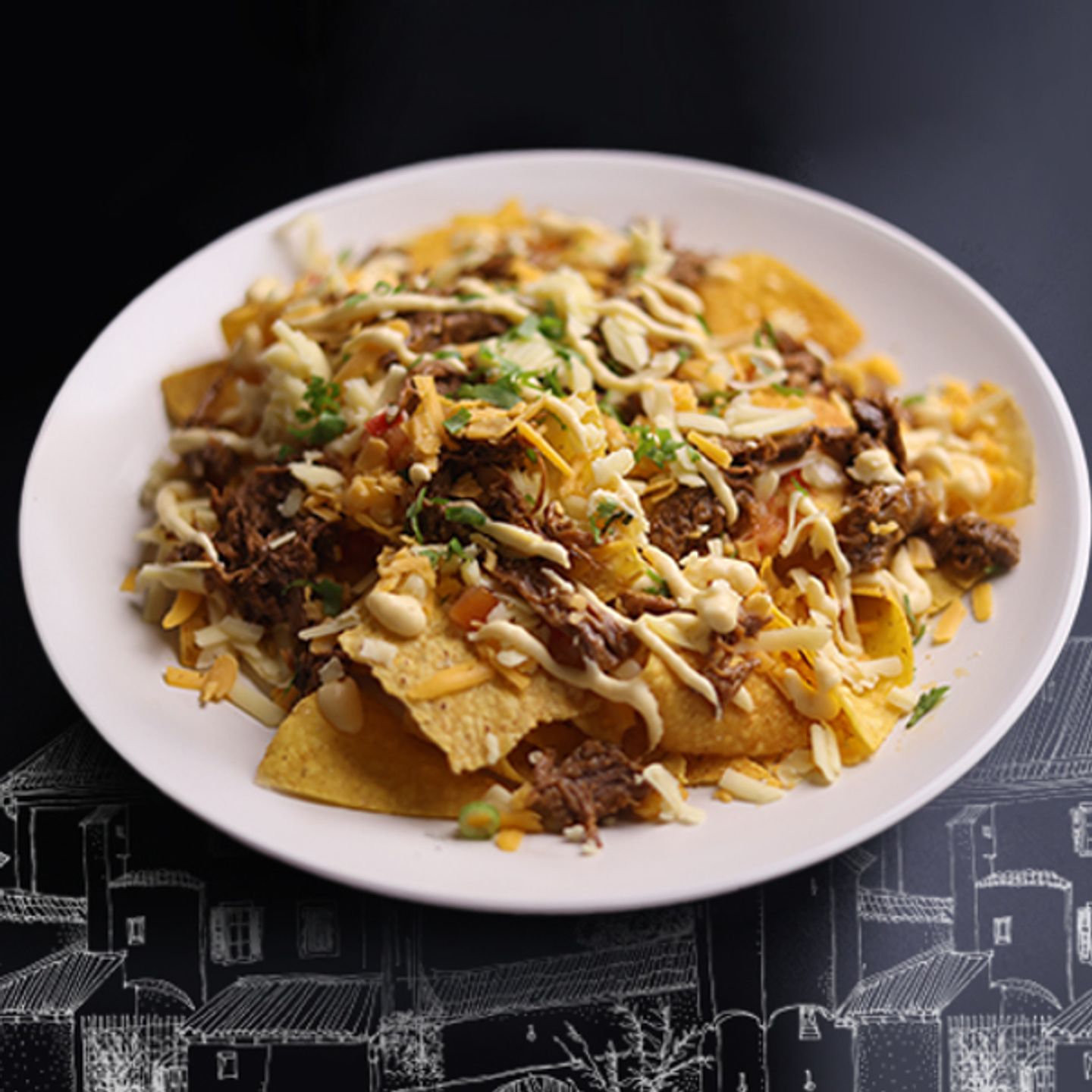 Smoked Brisket Loaded Nachos