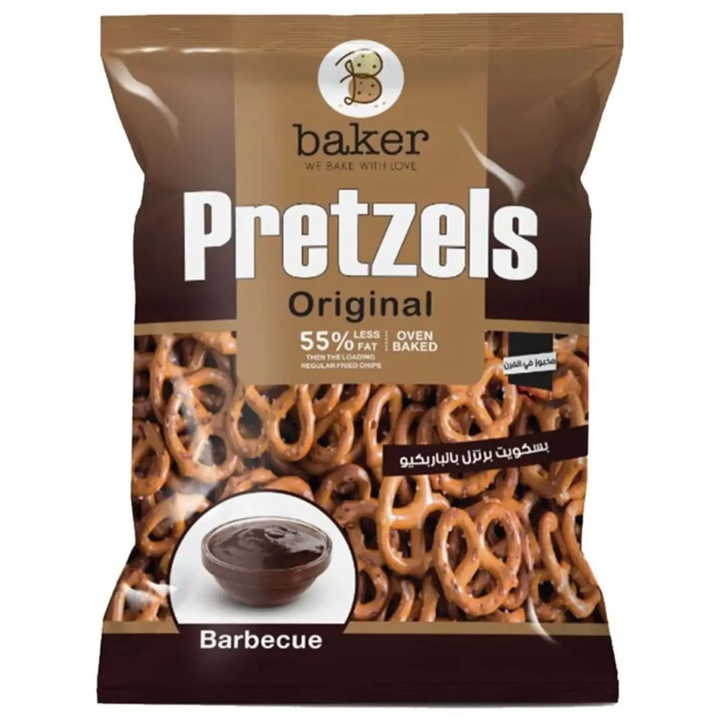Baker Barbecue Pretzels 45g