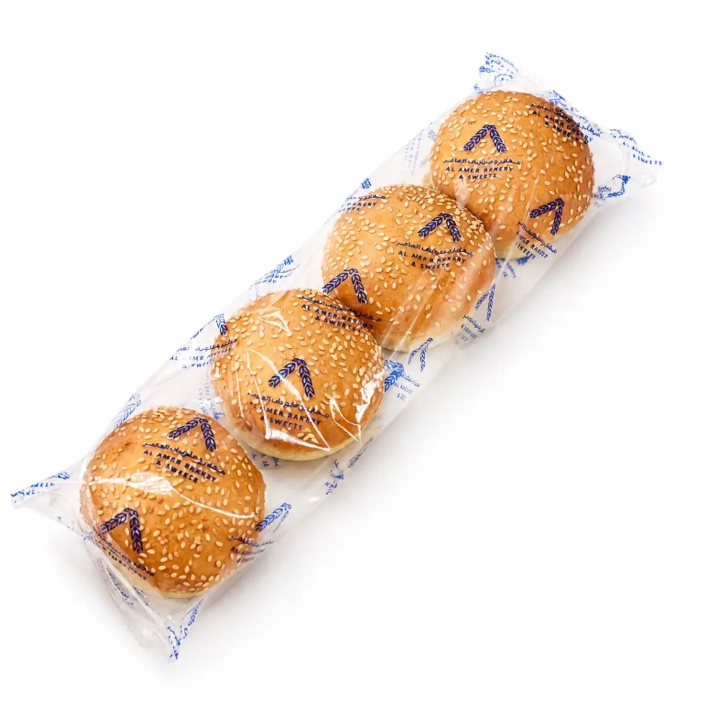 White Mini Burger With Sesame 4 Pcs