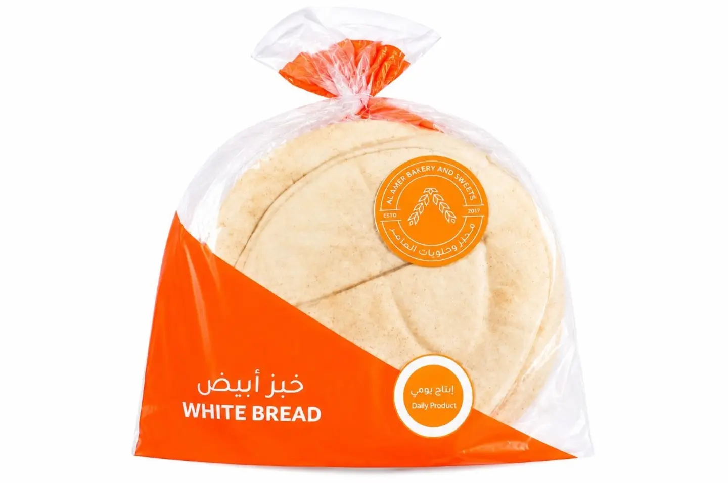 White Bread Medium 6 Pcs