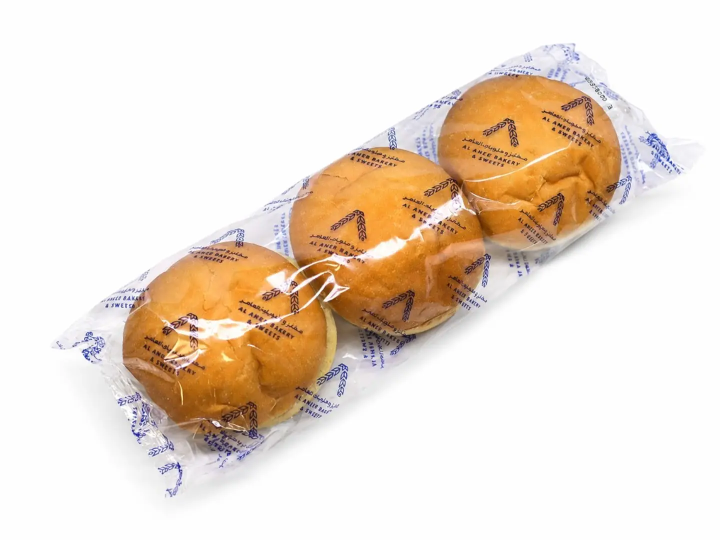 Burger Buns Plain 3 Pcs
