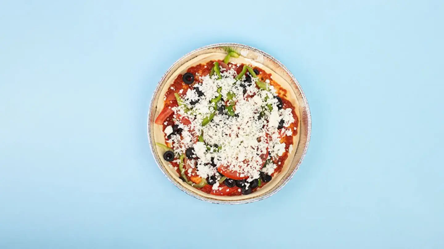 Frozen Vegetable Pizza Brown