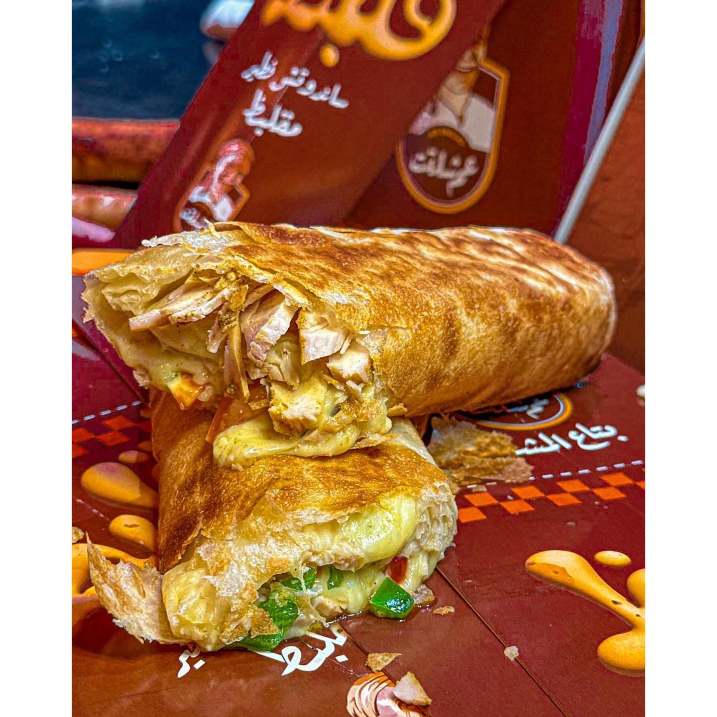قلبظ دجاج رول