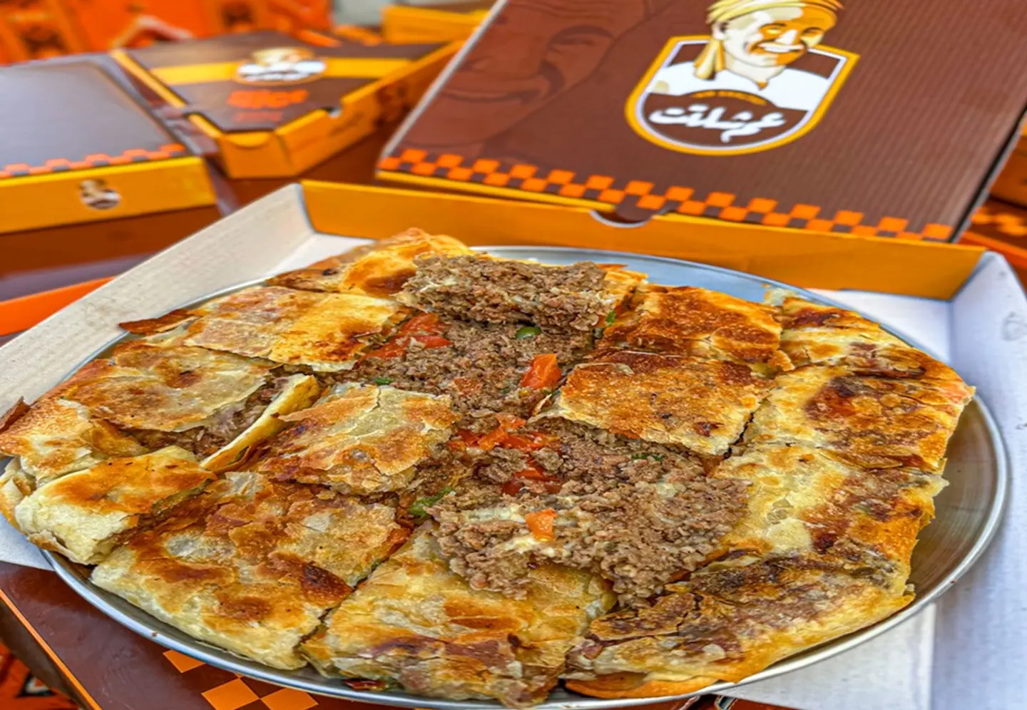 فطير لحمه مفرومه كبير