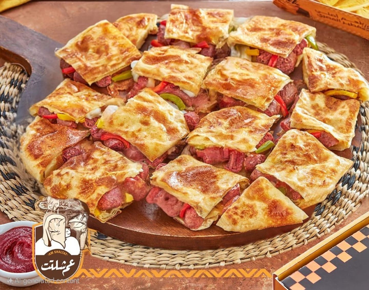 فطير سجق شرقى كبير