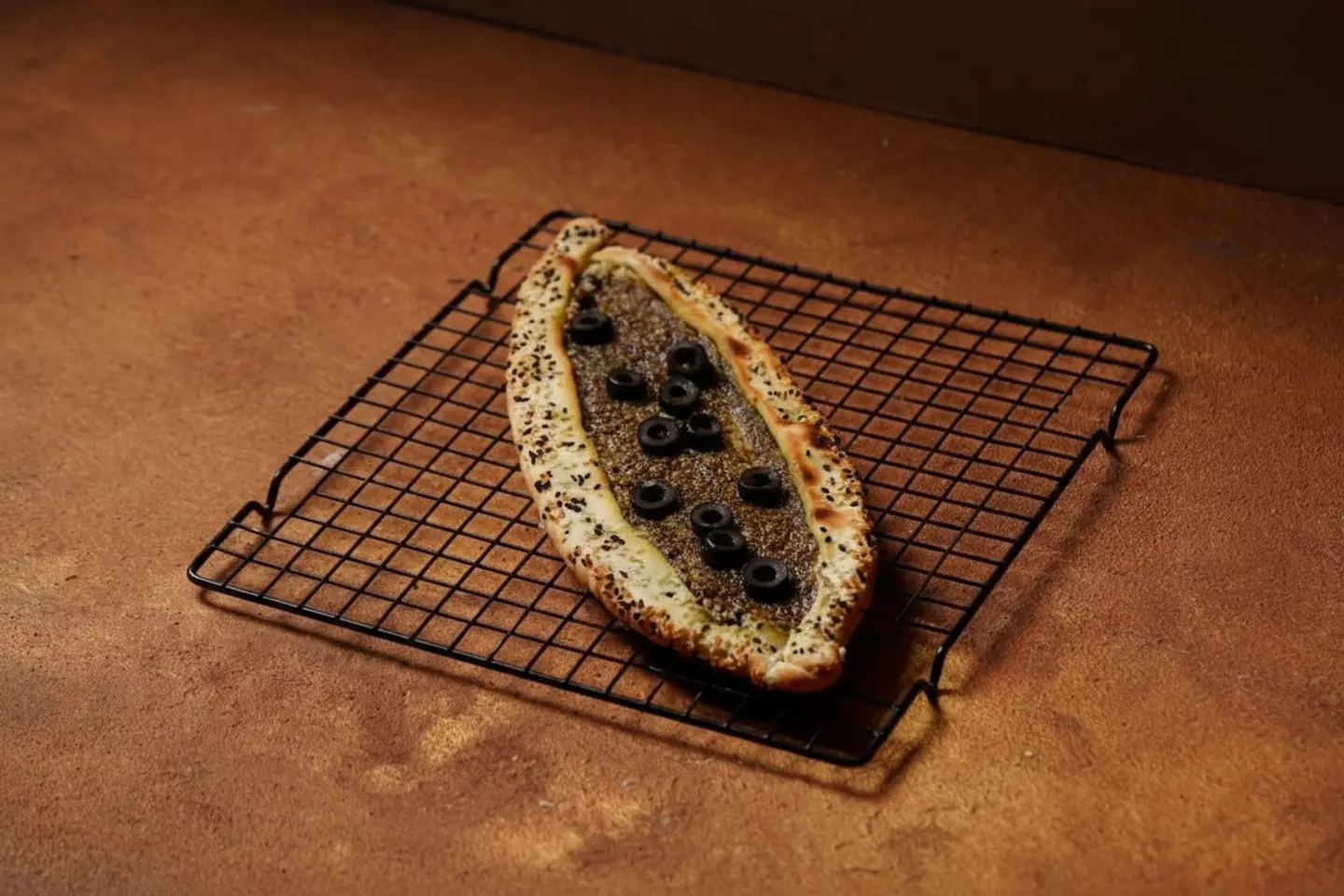 Labneh With Zaatar And Olives