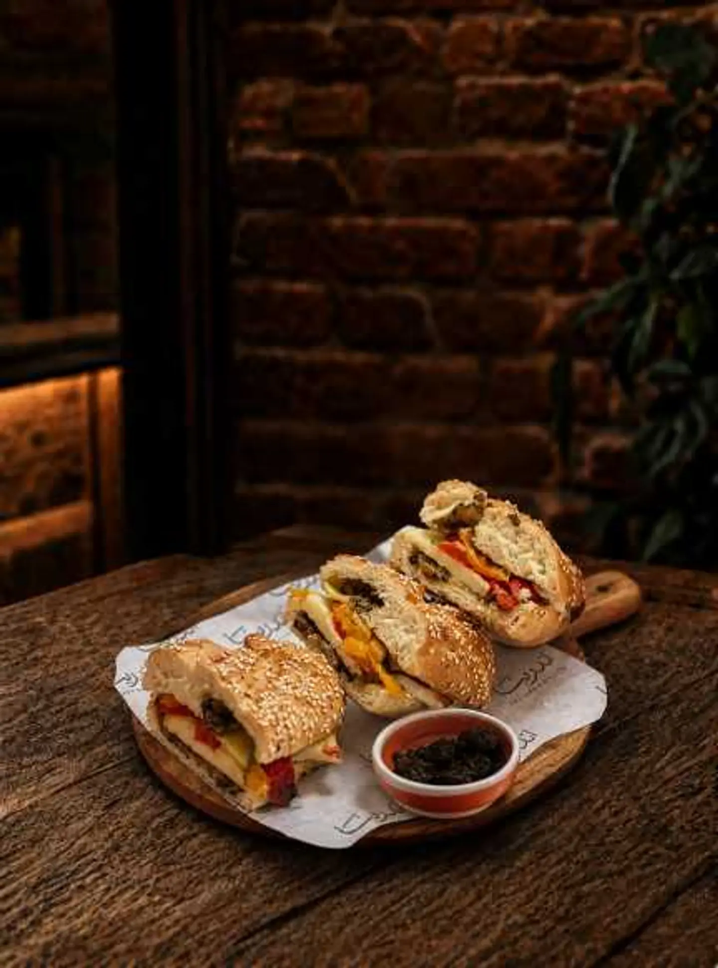 Halloumi Sandwich W/ Grilled Veg