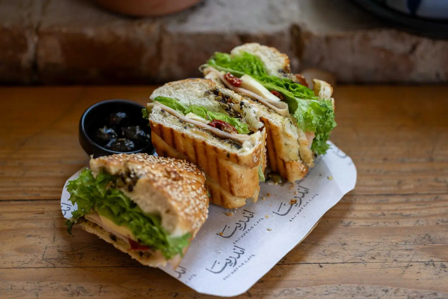 ساندويتش الديك الرومي المدخن