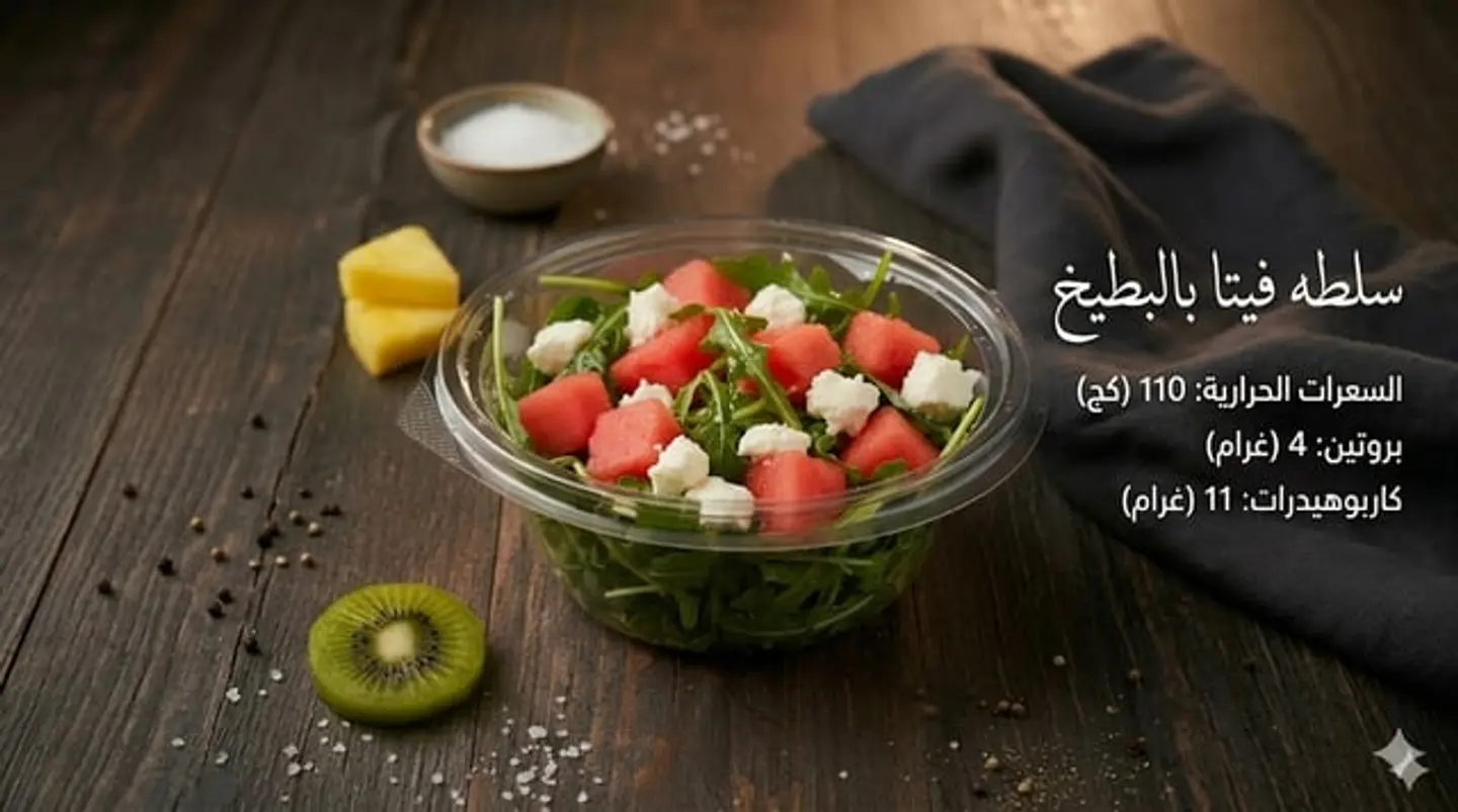 سلطه فيتا بالبطيخ