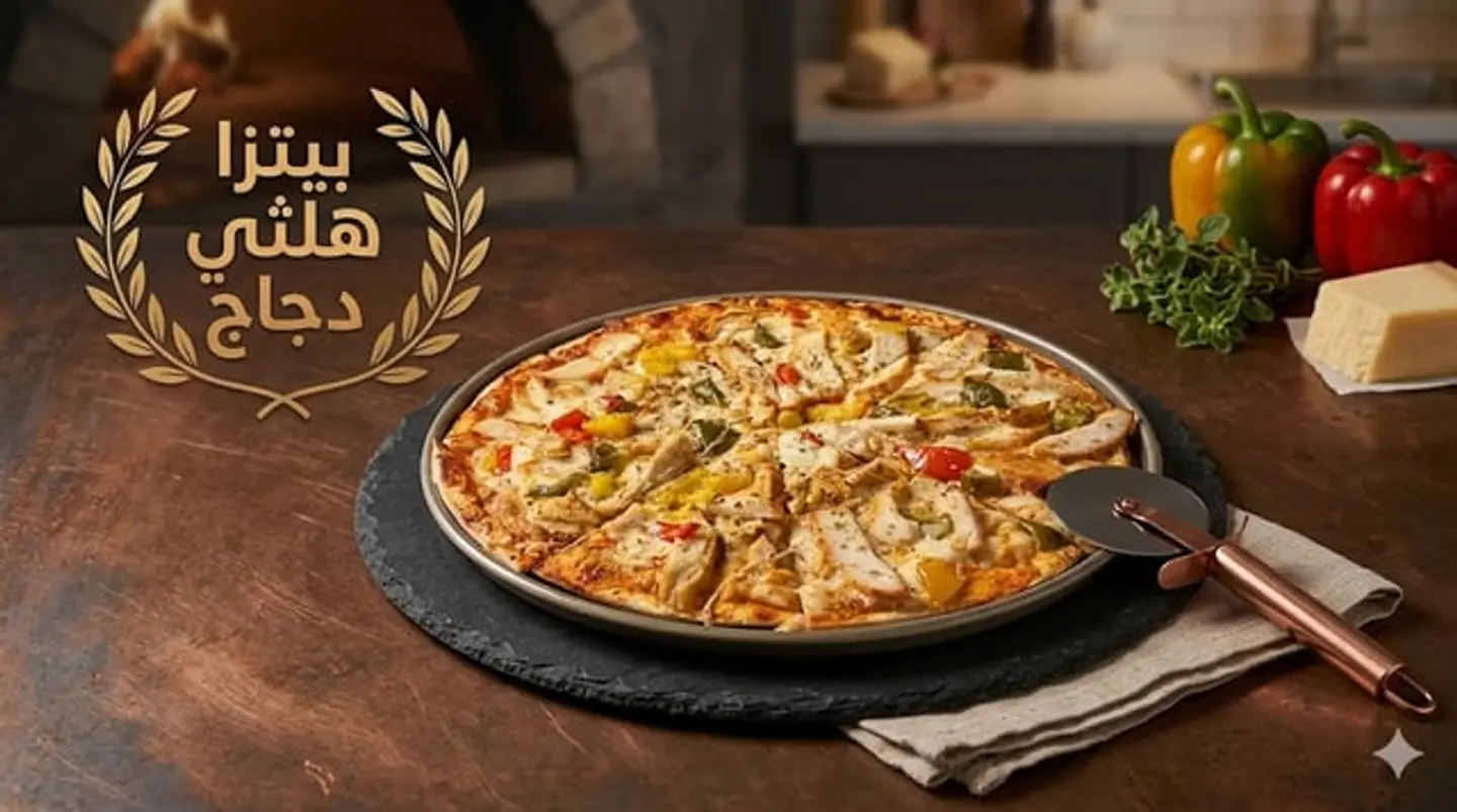 بيتزا دجاج هلثي