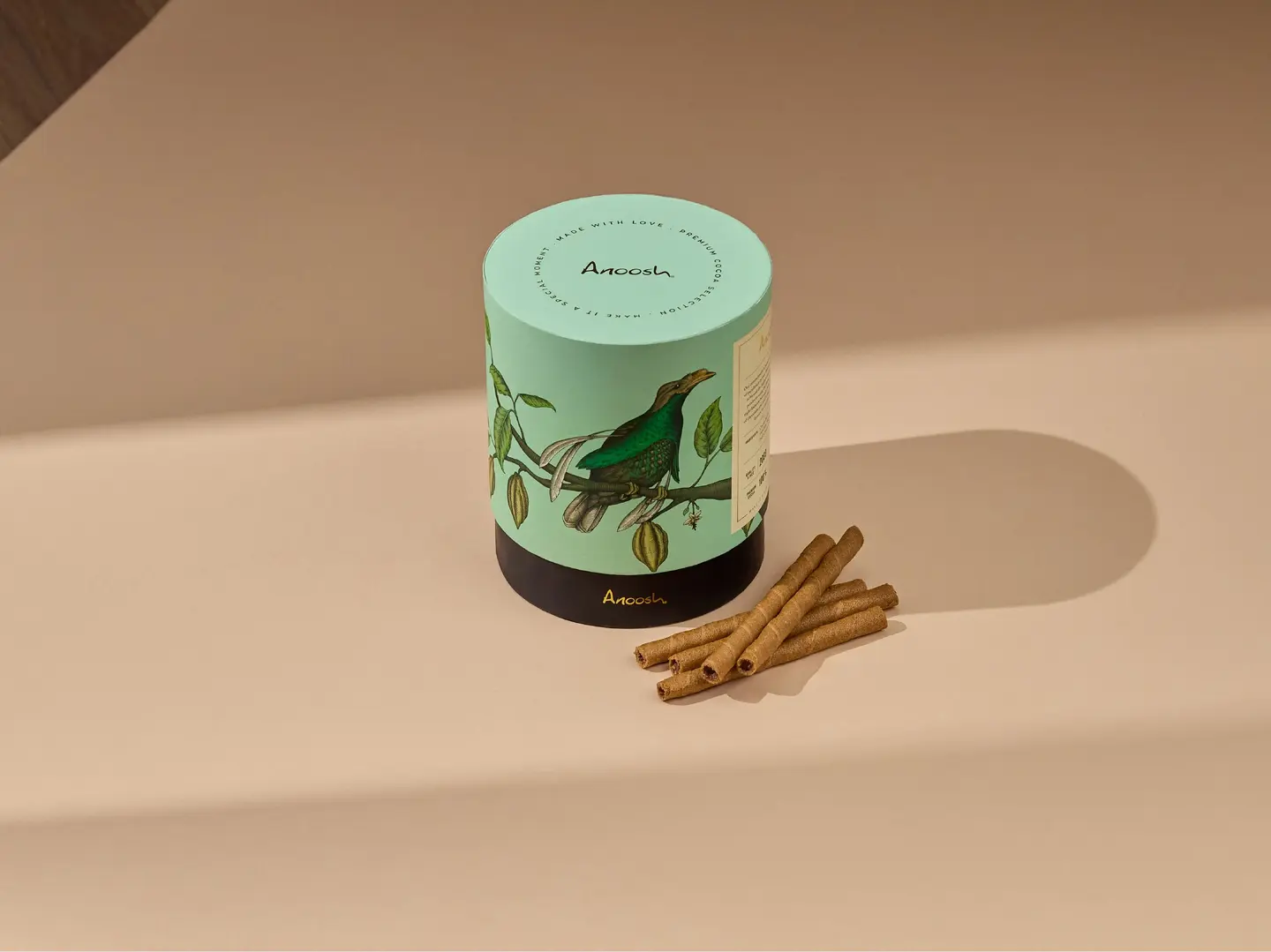 Wafer Rolls With Chocolate Large ( 0.750 Kg )