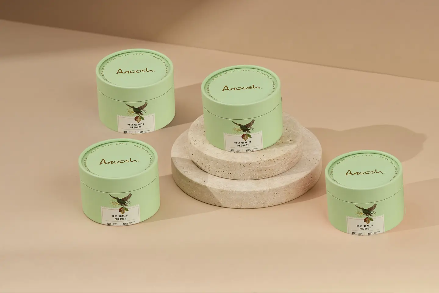 Baby Cylinder Giveaways Green