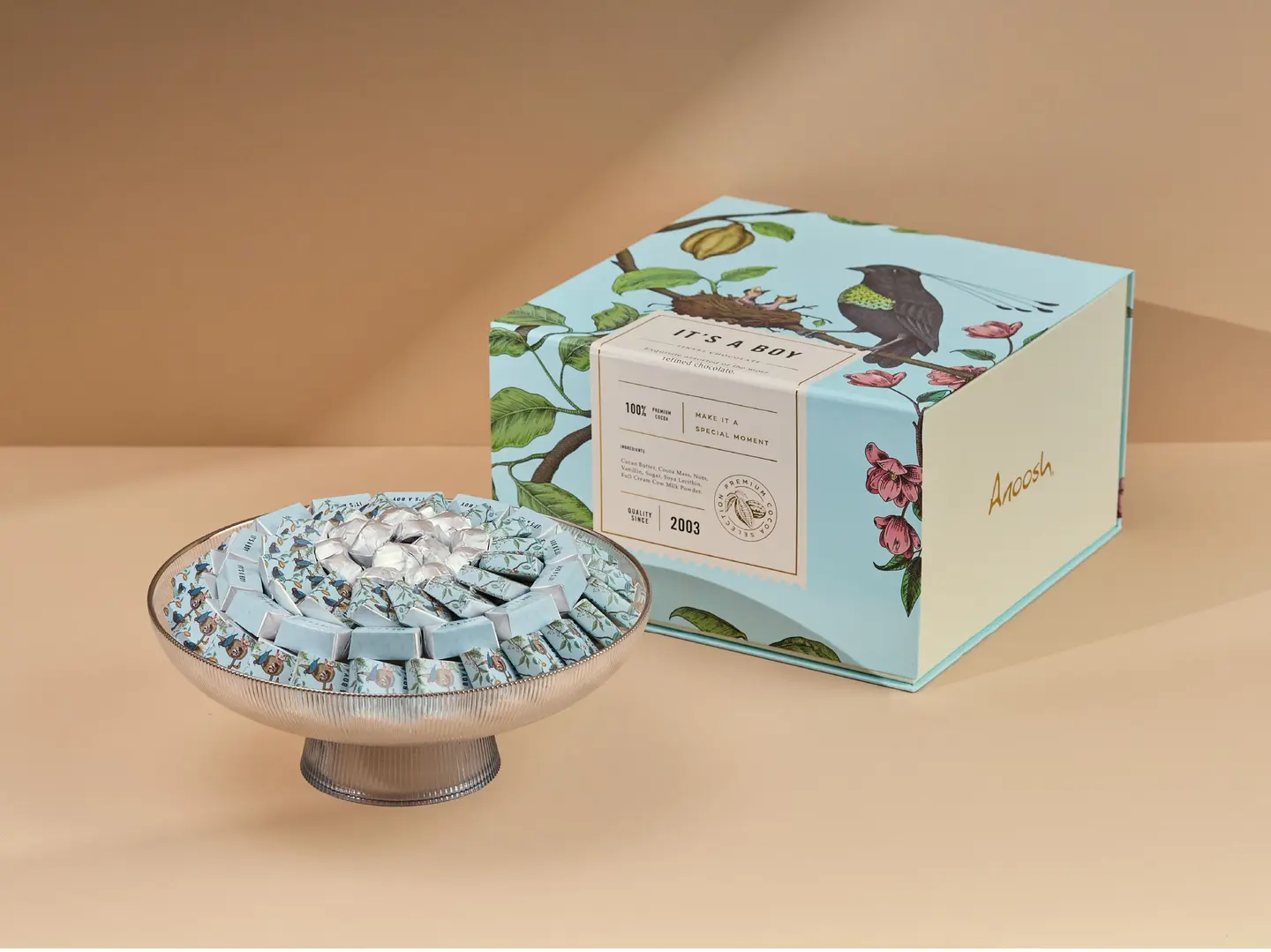 بوكس صحن الشوكولاتة الفاخر اولاد