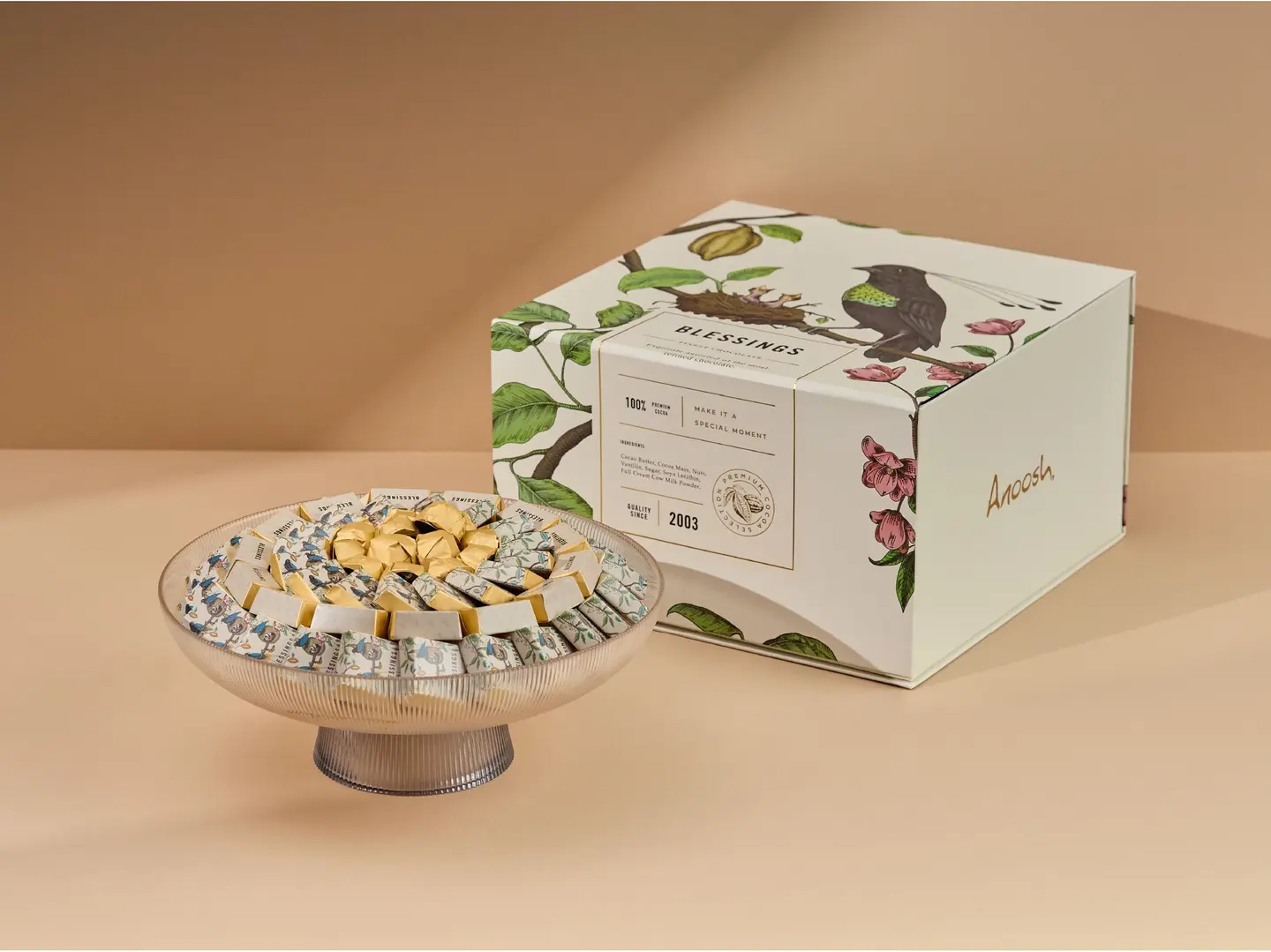 Luxury Chocolate Plate Box For Newborns