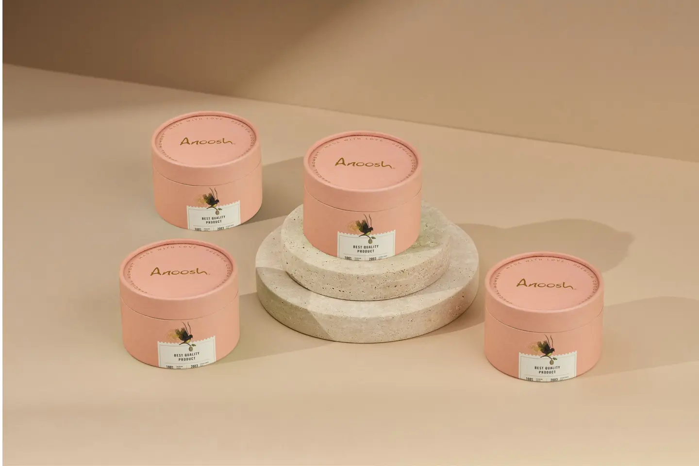 Baby Cylinder Giveaways Pink